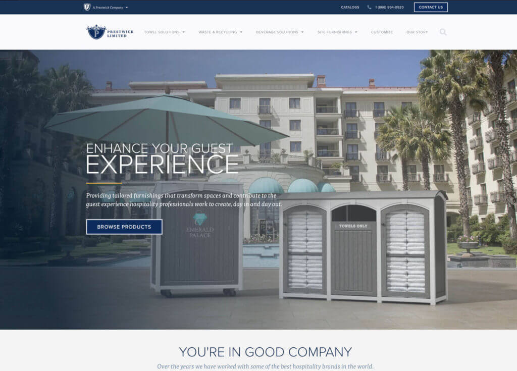 prestwick limited home page hero